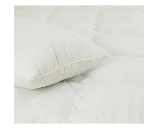 Подушка 50х70 силіконова стьобана на блискавці Warm Silver Руно (310.52_Warm Silver), зображення 4