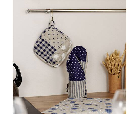 Прихватка 20х20 Печворк синий Господиня Прованс (031494), изображение 3