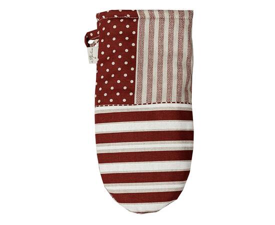 Рукавичка Печворк бордо Господиня Прованс (031508), изображение 2