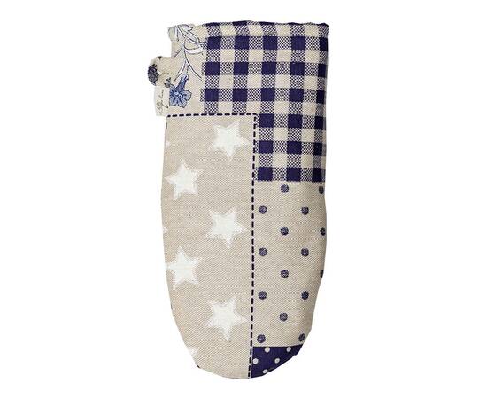 Рукавичка Печворк синий Господиня Прованс (031504), изображение 2