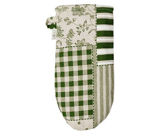 Рукавичка Печворк зелений Господиня Прованс (031512), зображення 2