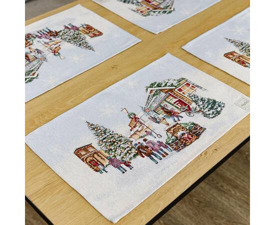 Серветка гобеленова 30х50 VILLAGE Прованс (031782), Тип: серветки, Основний колір: зелений, Форма скатертини: прямокутна, Розмір: 30x50, зображення 2