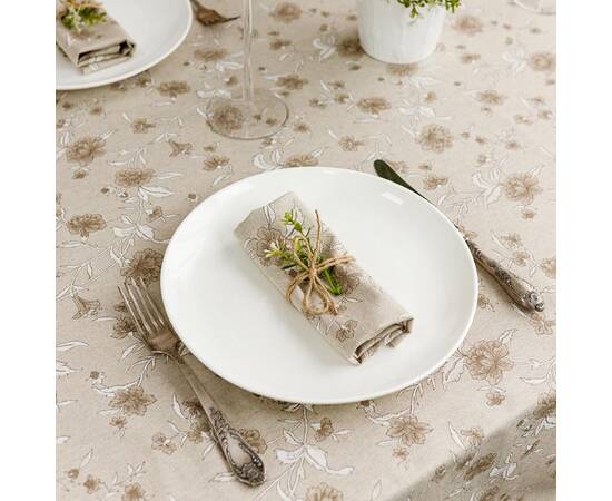 Салфетка 35х45 Цветы бежевые Господиня Прованс (031516), Тип: салфетки, Цвет: бежевый, Форма скатерти: прямоугольная, Размер: 35x45, изображение 3