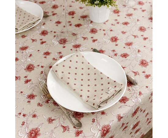 Салфетка 35х45 Горох бордо Господиня Прованс (031528), Тип: салфетки, Цвет: бордовый, Форма скатерти: прямоугольная, Размер: 35x45, изображение 4