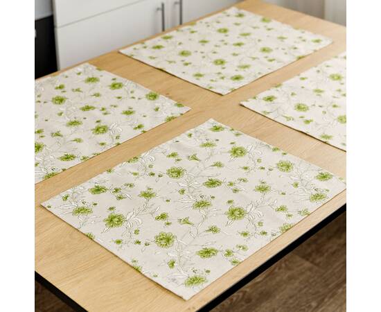 Салфетка 35х45 Цветы зеленые Господиня Прованс (031522), Тип: салфетки, Цвет: зеленый, Форма скатерти: прямоугольная, Размер: 35x45, изображение 3