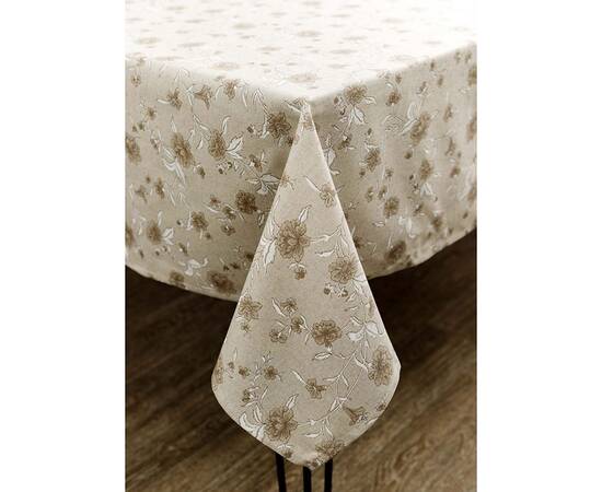 Скатерть 136х220 Цветы бежевые Господиня Прованс (031586), Тип: скатерти, Цвет: бежевый, Форма скатерти: прямоугольная, Размер: 136x220, изображение 3