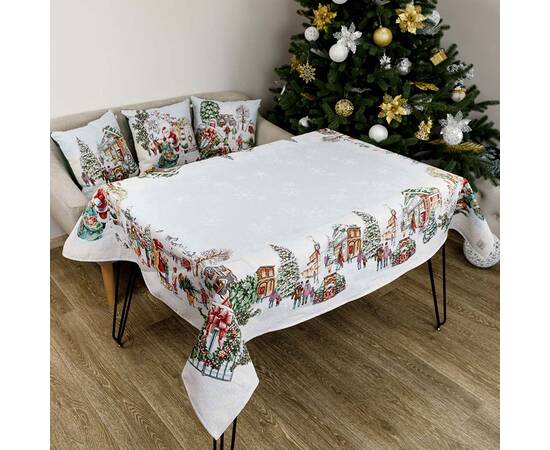 Скатерть 135х300 гобеленовая VILLAGE Прованс (031880), Тип: скатерти, Цвет: зеленый, Форма скатерти: прямоугольная, Размер: 135x300, изображение 2