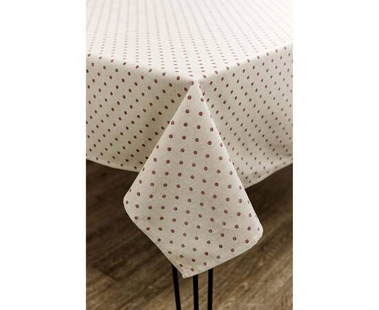 Скатертина 136х180 Горох бордо Господиня Прованс (031578), Тип: скатертини, Основний колір: бордовий, Форма скатертини: прямокутна, Розмір: 136x180, зображення 2