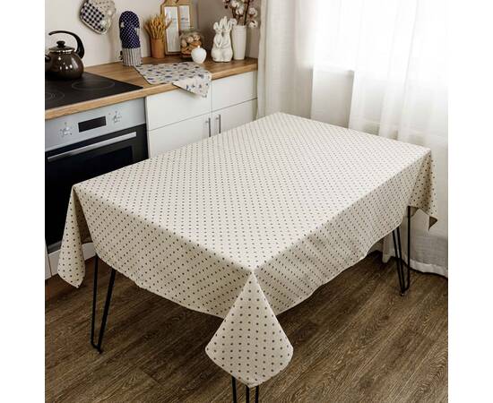 Скатерть 136х220 Горох синий Господиня Прованс (031594), Тип: скатерти, Цвет: синий, Форма скатерти: прямоугольная, Размер: 136x220, изображение 2