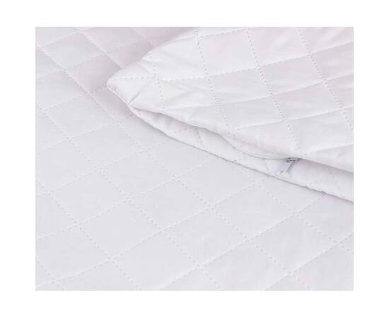 Чехол на подушку стеганый 70х70 Руно (384.52У_ромб), Цвет: белый, Тип: наволочки, Размер: 70x70, изображение 3