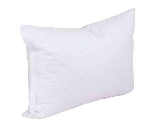 Чехол на подушку стеганый 50х70 Руно (382.52У_ромб), Цвет: белый, Тип: наволочки, Размер: 50x70, изображение 3