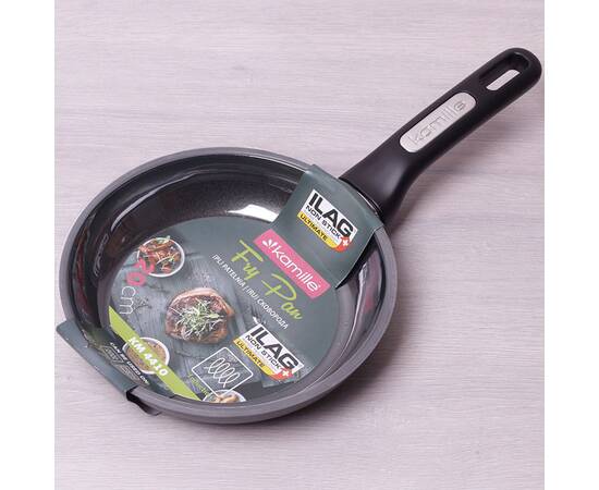 Сковорода О20 см із надміцним антипригарним покриттям ILAG Kamille (4410), Колір: чорний, Тип: сковорода, Форма: кругла, Діаметр (см): 20, зображення 2