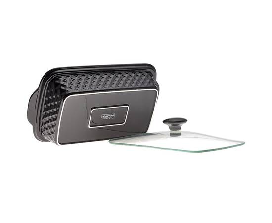 Мармит керамический прямоугольный 30.5x17.5x6см 1.1л с подставкой Kamille (6420), изображение 3