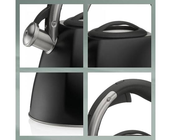 Чайник KELA Vitus чорний 2,4 л (12079), зображення 2