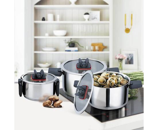 Набір посуду Maestro 6 пр. зі складними ручками (MR3531-6), зображення 2