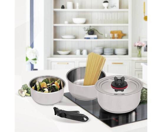 Набір посуду зі змінною ручкою Maestro 5 пр. (MR3531-5), зображення 2