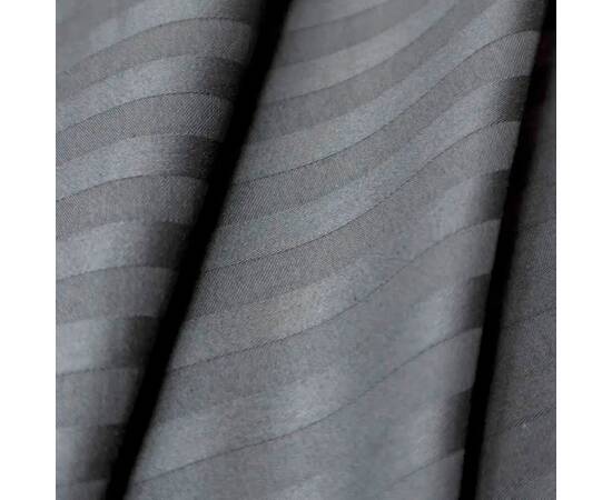 Набір наволочок LightHouse STRIPE 50х70см 2 шт. Antracit (603715), Колір: антрацитовий, Тип: наволочки, Розмір: 50x70, зображення 3