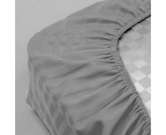 Простирадло на гумці STRIPE 180х200+25 Grey LightHouse (603722), Колір: сірий, Тип: простирадла на гумці, Розмір: 180x200x25, зображення 3