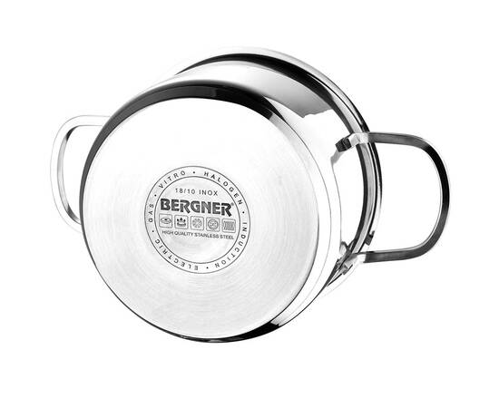 Набір каструль Bergner Classic, 1.7 л, 2.3 л, 3.3 л, 6 предметів (BG-6284), зображення 2