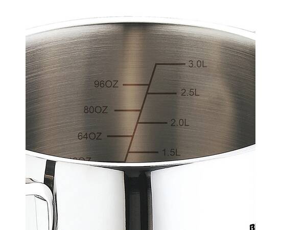 Набір каструль Bergner Classic, 1.7 л, 2.3 л, 3.3 л, 6 предметів (BG-6284), зображення 3