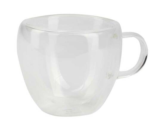 Набір скляних чашок Bergner Coffee & tea lovers, 100 мл, 2 шт (BG-20114-MM), зображення 2