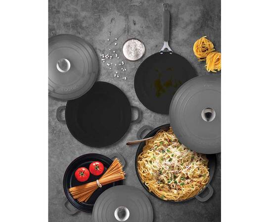 Сковорода Bergner Excalibur, серая 24 см (BG-36088-GY), Цвет: серый, Тип: сковорода, Форма: круглая, Диаметр (см): 24, изображение 2