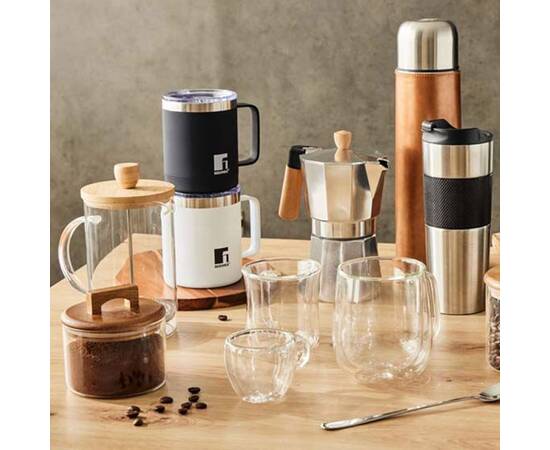 Термокружка Bergner Coffee & tea lovers, 460 мл (BG-37789-WH), изображение 5