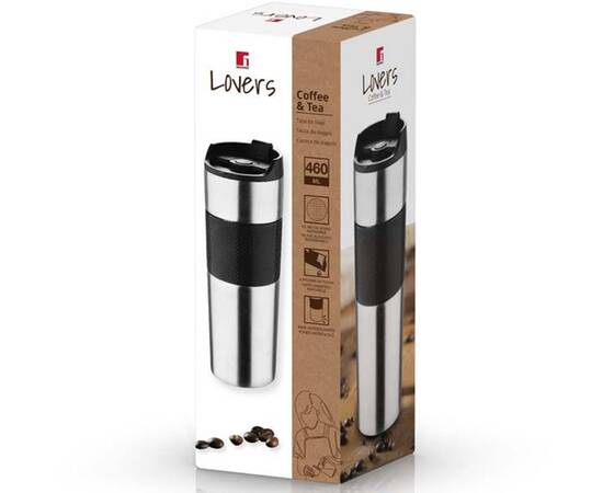 Термокухоль Bergner Coffee & tea lovers, 460 мл (BG-37789-BK), зображення 6