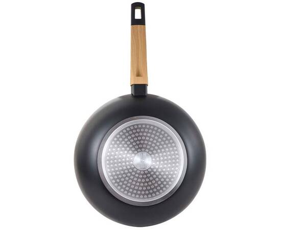 Вок Bergner Earth black, 28 см (BG-34627-BK), Цвет: черный, Тип: сковорода вок, Форма: круглая, Диаметр (см): 28, изображение 2