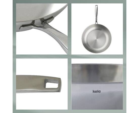 Сковорода KELA Flavoria 20 см (10187), Колір: срібний, Тип: сковорода, Форма: кругла, Діаметр (см): 20, зображення 3