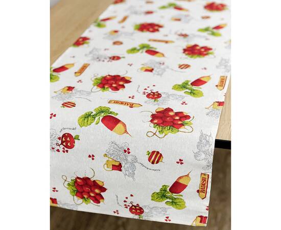 Дорожка 40х136 Radish Прованс (032960), Тип: дорожки (раннеры), Цвет: бордовый, Форма скатерти: прямоугольная, Размер: 40x136, изображение 2