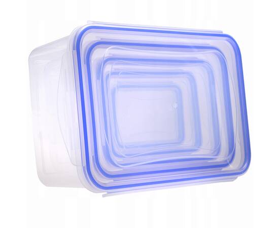 Набор контейнеров для хранения 5 шт. пластиковые Kamille (20003), изображение 3