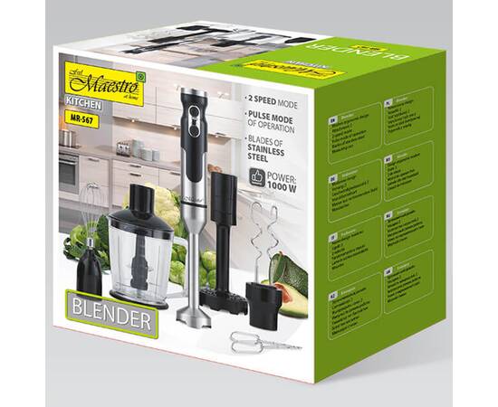 Блендерный набор 7 в 1 Maestro 1000 W (MR567), изображение 3