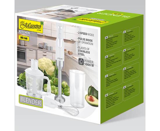 Блендерный набор 5 в 1 Maestro 1000W (MR568), изображение 3