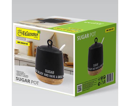 Сахарница с ложкой Eco style Maestro (MR20029-09), изображение 3