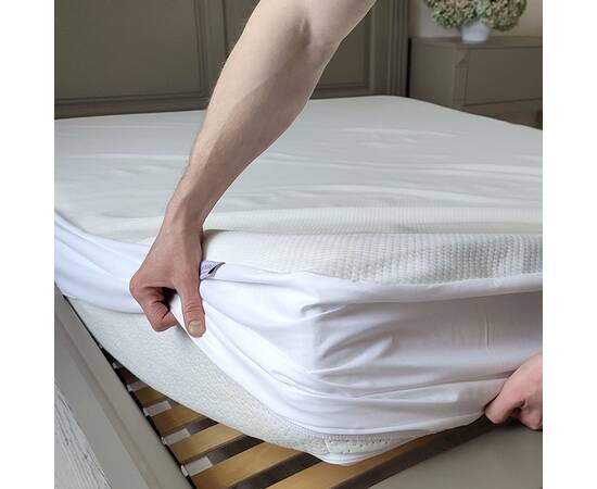 Наматрасник водонепропускающий 160х200х30 LA MODNO AQUASTOP COTTON PREMIUM (200268), Размер: 160x200, Способ крепления: резинка по периметру, изображение 3