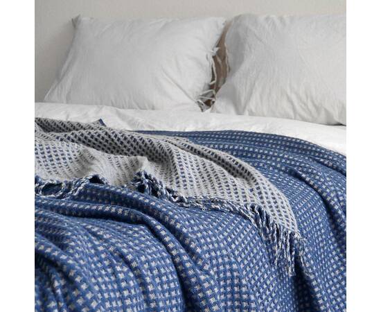 Покрывало La Modno 200х220 COSY DARK BLUE - SKY GRAY (200292), Цвет: синий, Размер: 200x220, изображение 3
