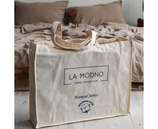 Постельное белье La Modno 200х220 STONEWASHED CAPPUCCINO (200295), Размер: двуспальный евро 200х220, Основной цвет: капучино, изображение 6