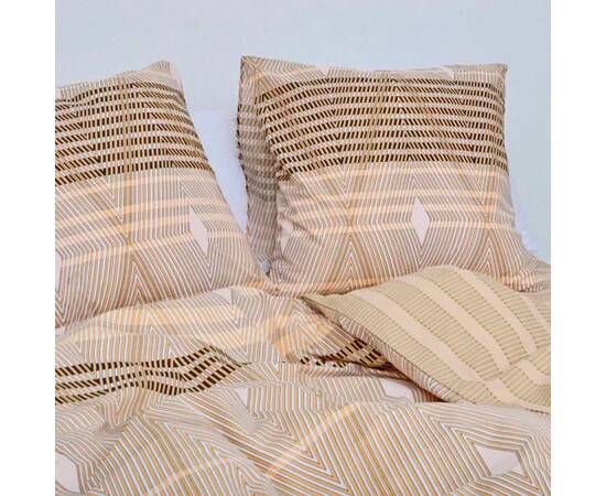 Постільна білизна 21147 ранфорс 175х210 Вілюта, Розмір: двоспальний 175х210, Основний колір: коричневий, зображення 2