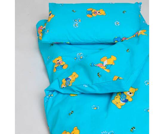 Детское постельное белье 6112 голубой ранфорс105х145 Вилюта, изображение 2