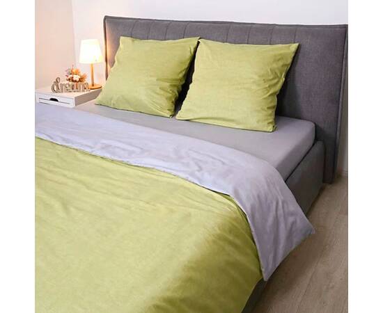 Постельное белье 672 сатин твилл 2шт(143х210) Вилюта, Размер: семейный 2шт(145x210), Основной цвет: салатовый, изображение 2