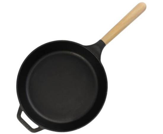 Сковорода чавунна 240х40 мм зі знімною ручкою NEXT Brizoll (N2447-P), Колір: чорний, Тип: сковорода, Форма: кругла, Діаметр (см): 24, зображення 2