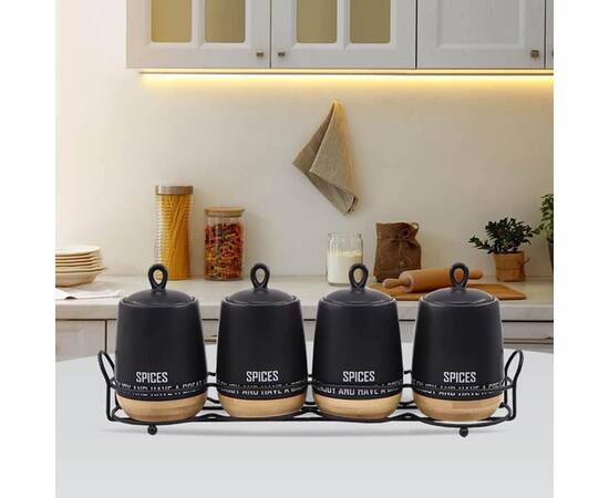 Набір для спецій 5ін. Eco style Maestro (MR20029-04СS), зображення 2