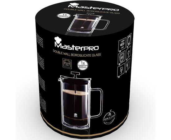 Френч-прес MasterPro Foodies mixology, 800 мл (BGMP-20213), зображення 4