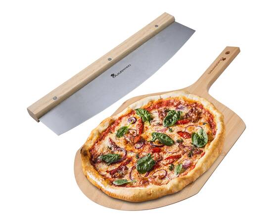 Набор пиццемейкера (нож и доска) MasterPro Pizza oven, 2 предмета (BGKIT-0046), изображение 3