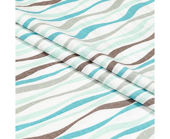 Пододеяльник бязевый Home Line 145Х215 ХВИЛЯ бирюзовый (165437), Цвет: бирюзовый, Тип: пододеяльники, Размер: 143x215, изображение 2