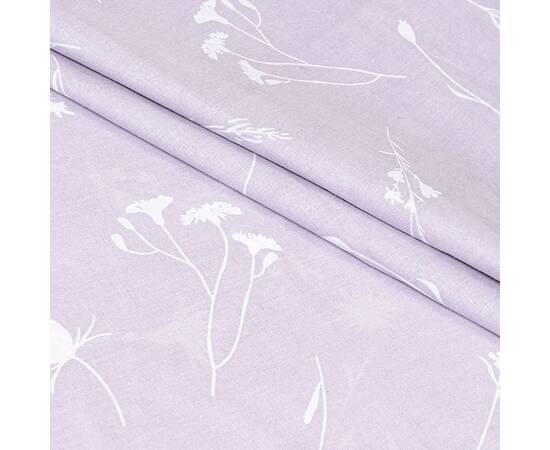 Пододеяльник бязевый Home Line 145х215 ВОЛОШКИ білі на лавандовому (173541), Цвет: сиреневый, Тип: пододеяльники, Размер: 143x215, изображение 2