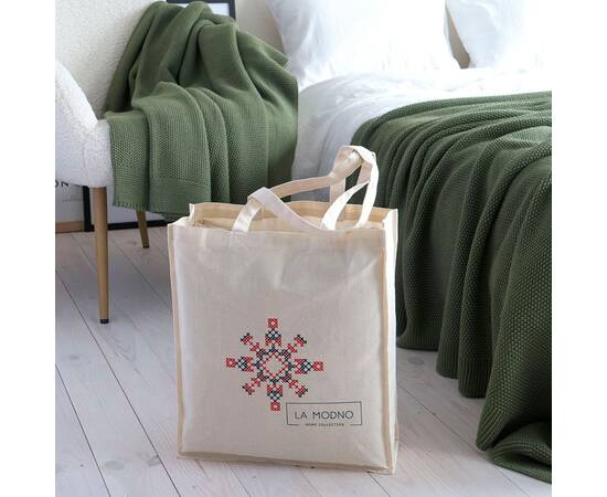 Покривало La Modno 170х240 Corn Olive (200334), Основний колір: оливковий, Розмір: 170x240, зображення 4