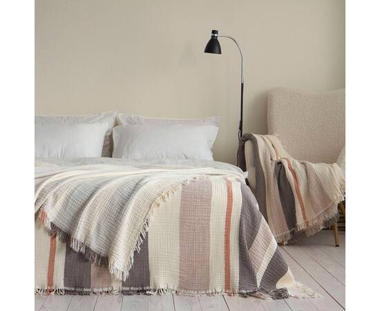 Покрывало La Modno муслиновое 170x240 CHARMING TOUPE BROWN (200338), Цвет: коричневый, Размер: 170x240, изображение 2