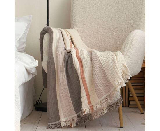 Покрывало La Modno муслиновое 170x240 CHARMING TOUPE BROWN (200338), Цвет: коричневый, Размер: 170x240, изображение 3